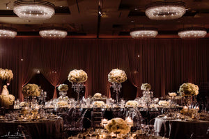 LightSmiths Seattle provides wireless pin-spot event lighting for weddings and corporate events at the Four Seasons Seattle